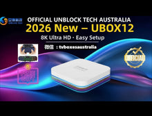 Load image into Gallery viewer, ✅OFFICIAL 2026 UNBLOCK TECH UBOX 12 TV BOX +MINI KEYBOARD Australia New Zealand BOX 12 TV BOX
