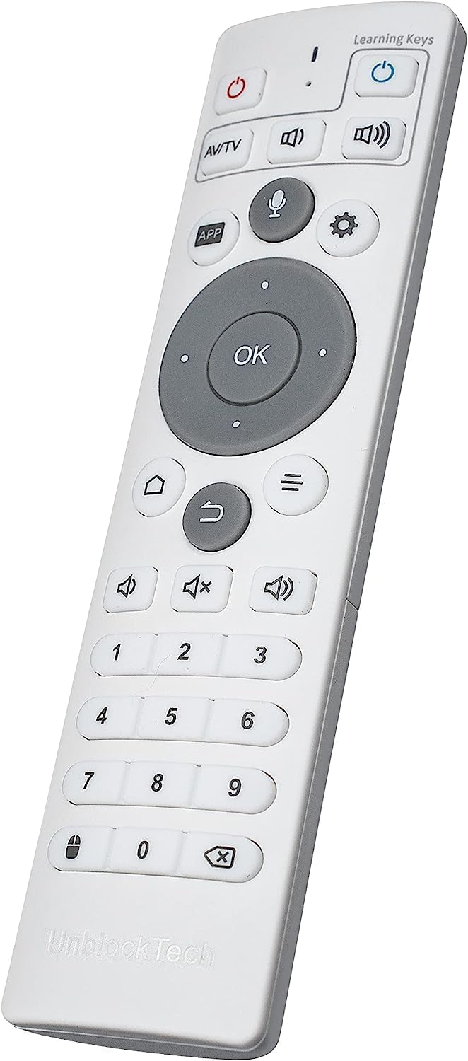 安博蓝牙遥控器12代 11代 10代 9代 Unblock Tech UBOX12 UBOX11 Ubox10 Ubox9 Original Bluetooth Voice Remote Control