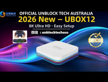 Load image into Gallery viewer, 2026 澳洲安博中文电视盒第12代 Unblock Tech Australia Latest Unblock Tech Ubox 12 Pro Max TV Box

